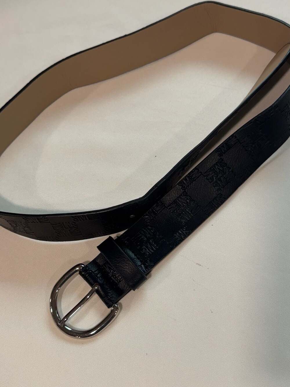 Steve Madden Black Monogram Belt Bag Detachable Fanny Pack Y2K Waist Bag - Picture 8 of 12